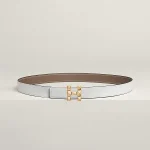 H Infini belt buckle & Reversible leather strap 24 mm - Image 2